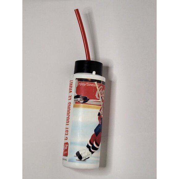 Vintage 90's Denis Savard Canadiens Montreal Canadians Coca Cola Plastic Bottle - Picture 9 of 11